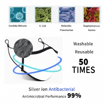 Silvadur  Silver Ion Antibacterial Washable Mask